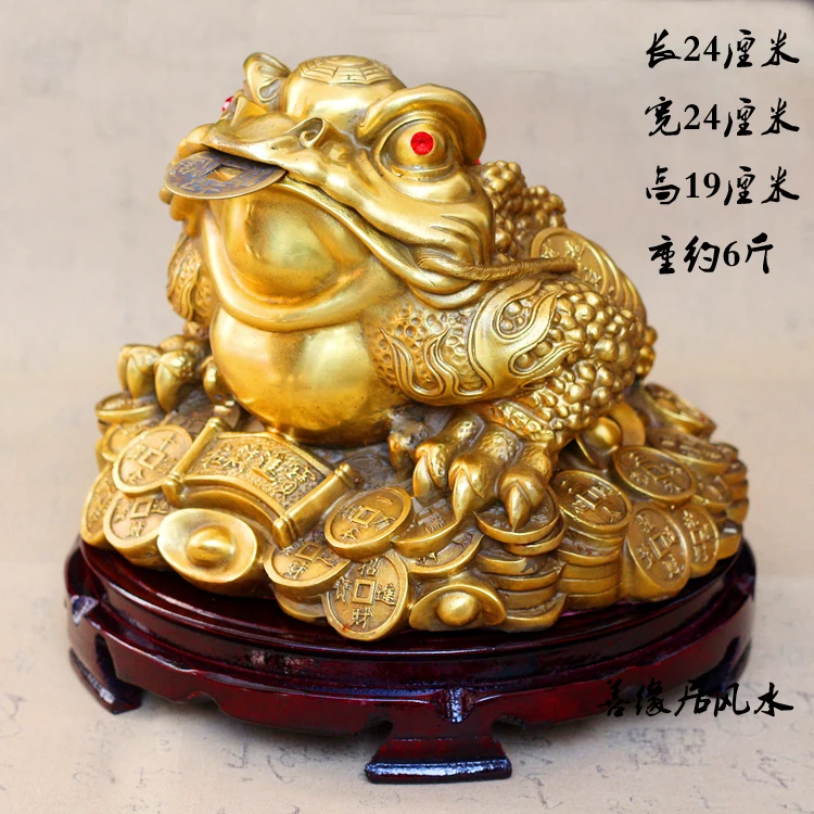 

Горячая Распродажа-2022 офисный домашний магазин Talisman-Принесите богатство и цените деньги, Тянь Цзинь фэн-шуй, латунная статуя