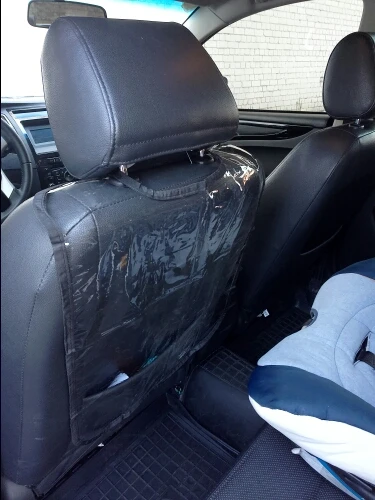 40*55cm Transparent Car Seat Cover Backseat Protector Covers Waterproof Baby Anti Kick Pad Decor Accessories Shower 8Z | Дом и сад