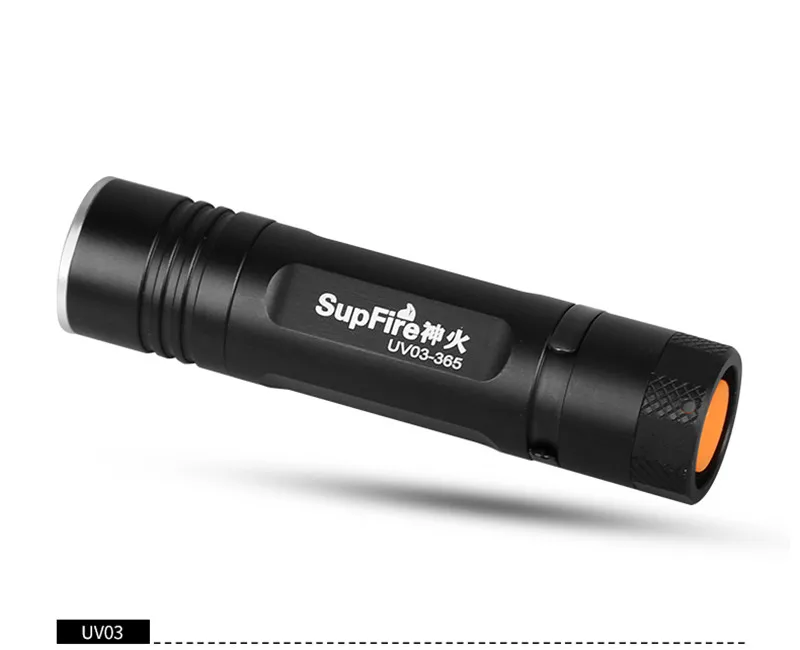 Supfire УФ-вспышка светильник UV03 365 нм Linterna Ultravioleta денежное тестирование анти-поддельный Ультрафиолетовый фонарь для Sofirn Nitecore светодиодный светильник S014