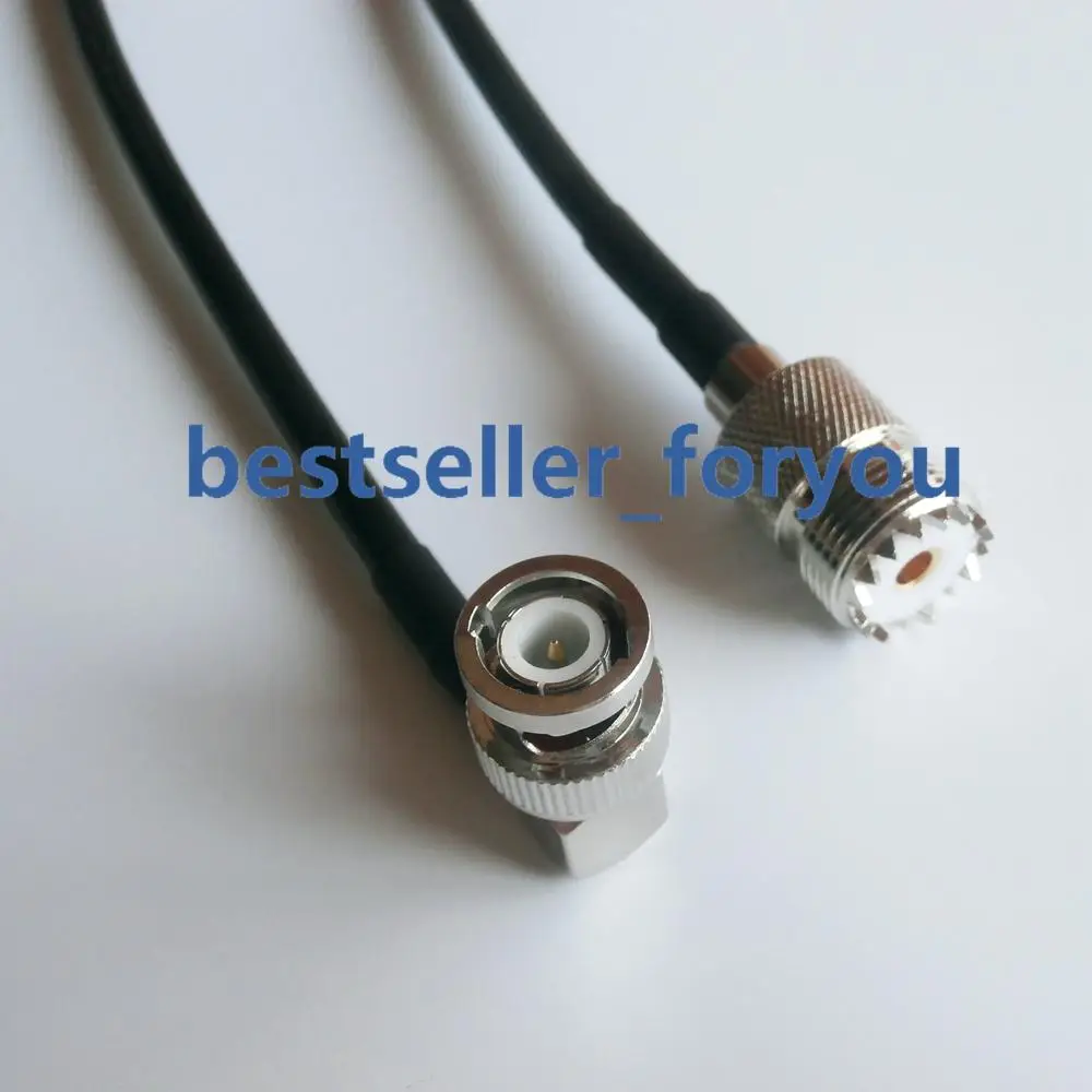 RG58 8 дюймовый UHF female SO 239 к BNC male Прямоугольный джемпер pigtail coax RG58|Соединители| |