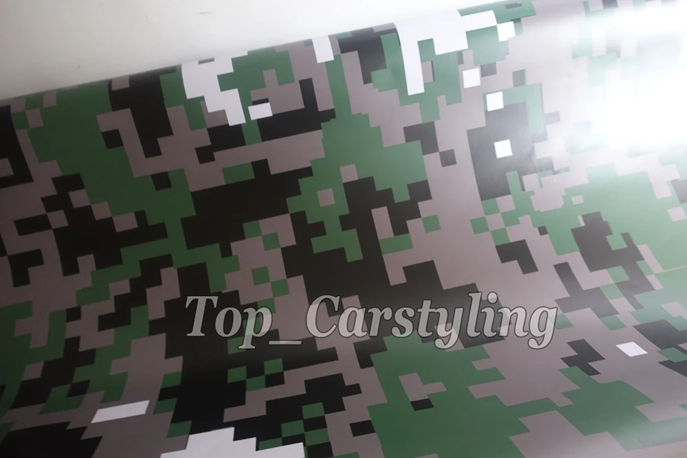 DIY Камуфляжный виниловый лист автомобильная пленка цифровой армейский зеленый и