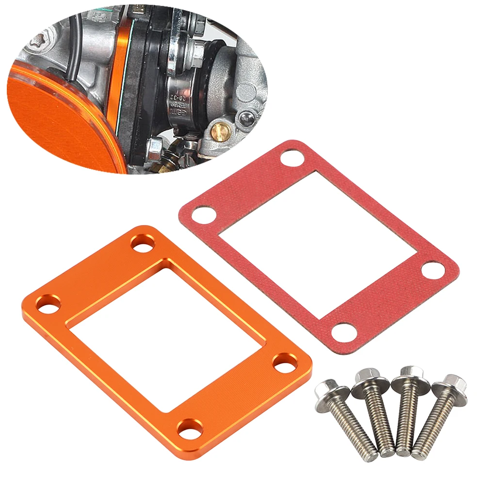 Впускная распорка и крепежные болты Moorcycle для KTM 50 65 SX 2009 2018 Husqvarna TC50 TC650 2017 TC