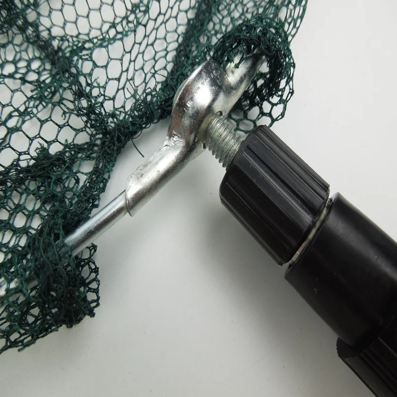 1.76 meter Fishing Dip Net portable fishing Brailer net Aluminium alloy Retractable handle ring diameter 38cm | Спорт и развлечения