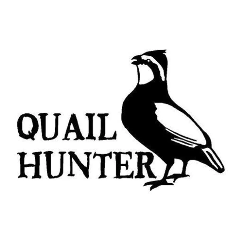 

15.1cm*10.3cm Quail Hunter Fashion Bird Accessories Vinyl Car Sticker S4-0740