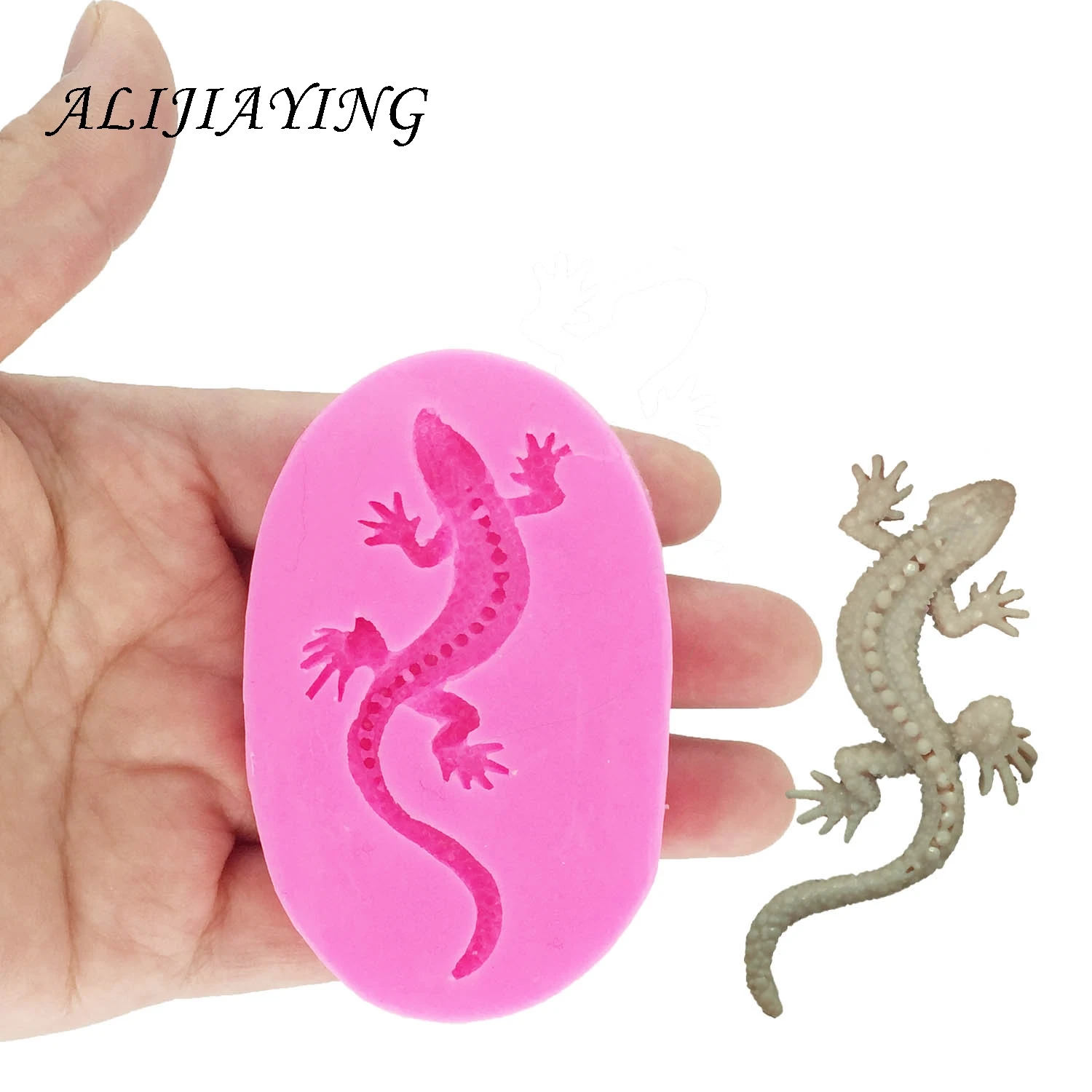 DIY Gecko Sugarcraft силиконовые формы ящерица Gumpaste Шоколадные инструменты для украшения тортов из мастики подходит для полимерной глины DY0028