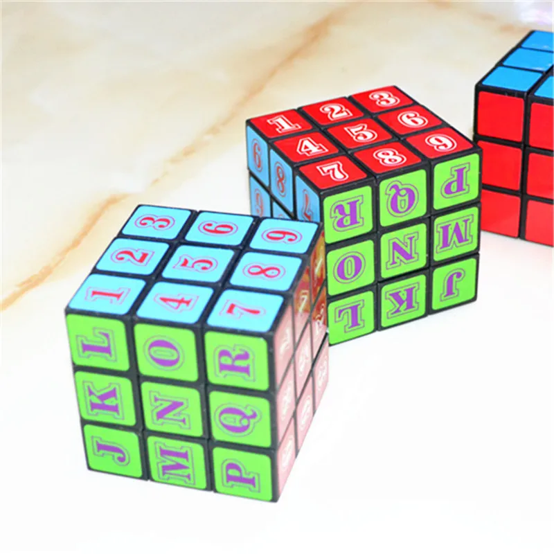 1 шт. Классические игрушки куб 3x3x3 ABS стикер блок головоломка скорость