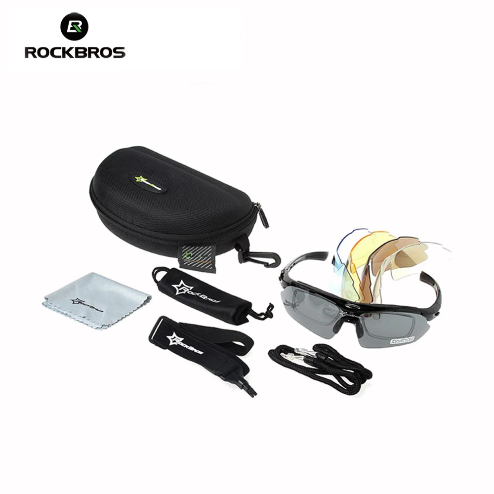 Лидер продаж! RockBros поляризованный Велоспорт Солнцезащитные очки Открытый