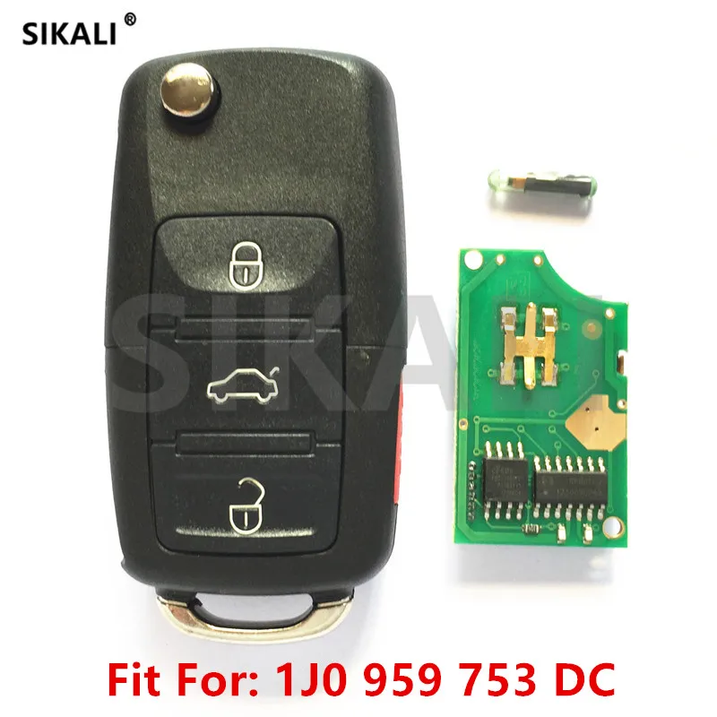 Пульт дистанционного управления SIKALI для автомобиля 1J0959753DC VW/VolksWagen