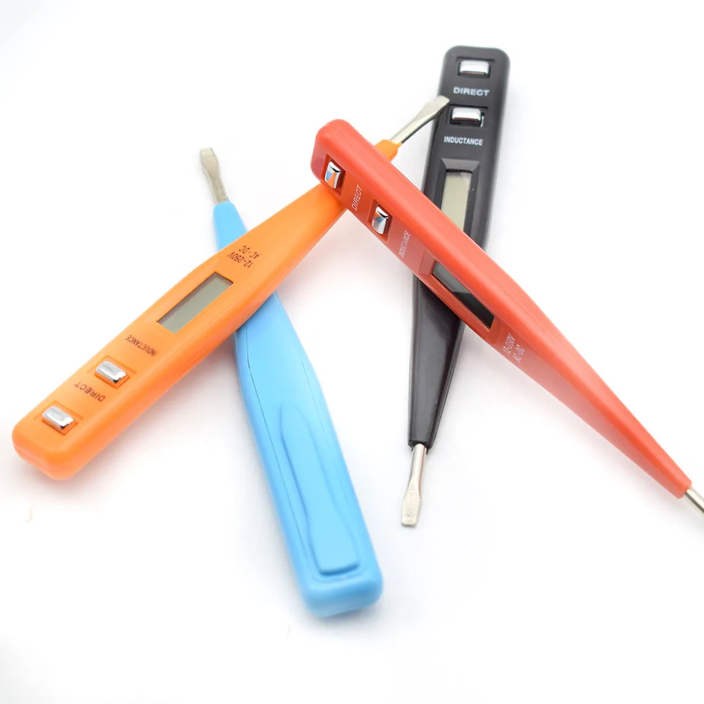 1 шт. ЖК цифровой детектор напряжения переменного/постоянного тока тестер