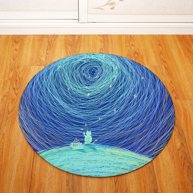 Круглый ковер для кошек детский игровой тент гимнастический коврик спальни