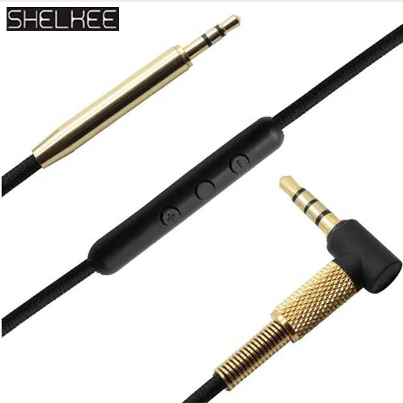 SHELKEE-cable de audio macho a macho de 3,5mm a 3,5mm para Beats...