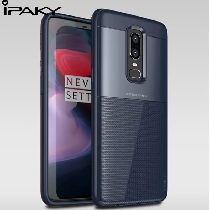 Чехол IPAKY для Oneplus 6 чехол One plus Мягкий защитный из ТПУ задней панели 1 +