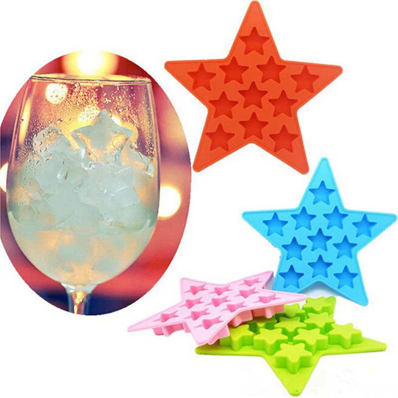 Пищевой силикон в форме звезды поднос для виски вина льда фотоформа сделай сам