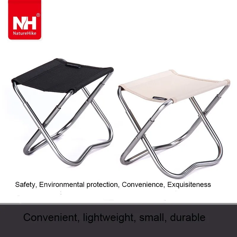 Naturehike легкий вес Открытый Алюминиевого Сплава Рыбалка Стул Портативный Складной