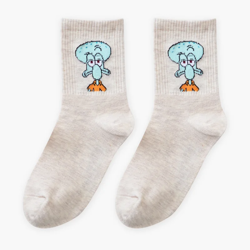 Женские носки с мультяшным персонажем хлопковые по индивидуальному заказу для