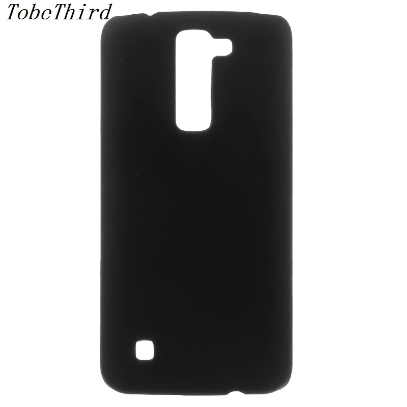 Для LG K7 случае Прорезиненные защитная пластиковая жесткая задняя крышка из