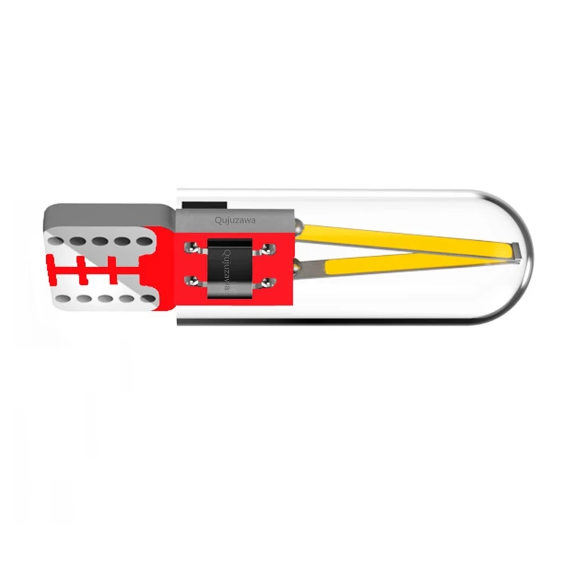 2 шт. T10 W5W 168 COB Светодиодный фонарь для автомобиля, стеклянный корпус, светодиодный клин, автомобильные парковочные лампы, Купольные лампы для чтения, DRL, автостайлинг