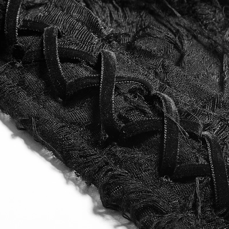 

New Punk Rock Casual Fashion Sexy Lace Floral Hole Summer Party Club Gothic Women T-shirt Shirt T453