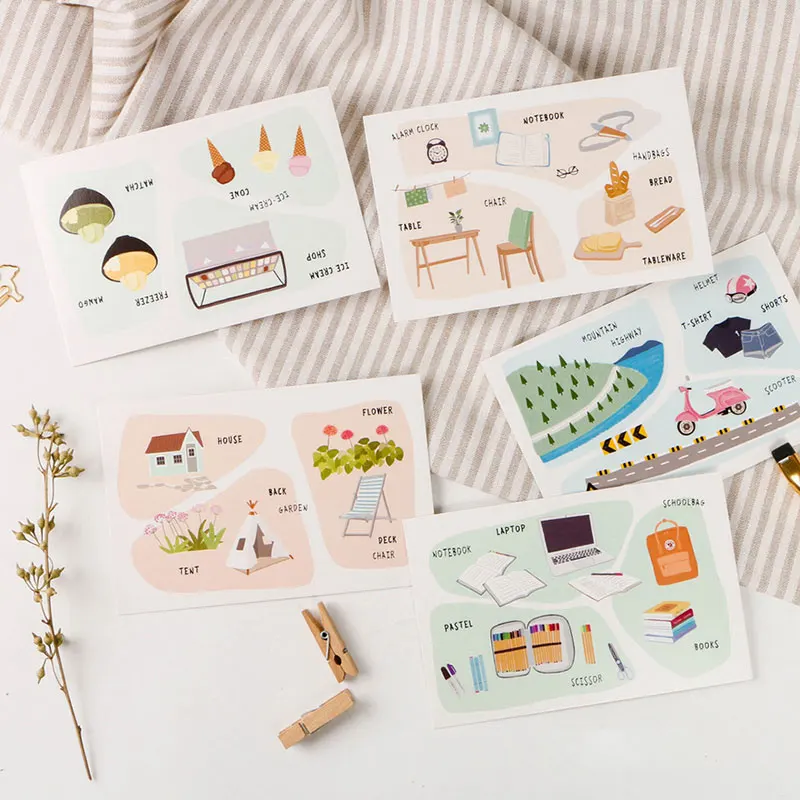 30 шт./лот открытка для путешествий на открытом воздухе Рождество и день рождения