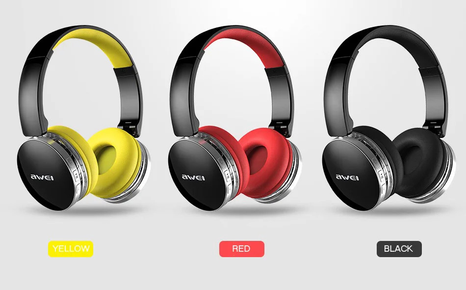 AWEI A500BL Bluetooth наушники 2 в 1 складные проводные беспроводные Bluetooth наушники спортивные наушники с микрофоном шумоподавление