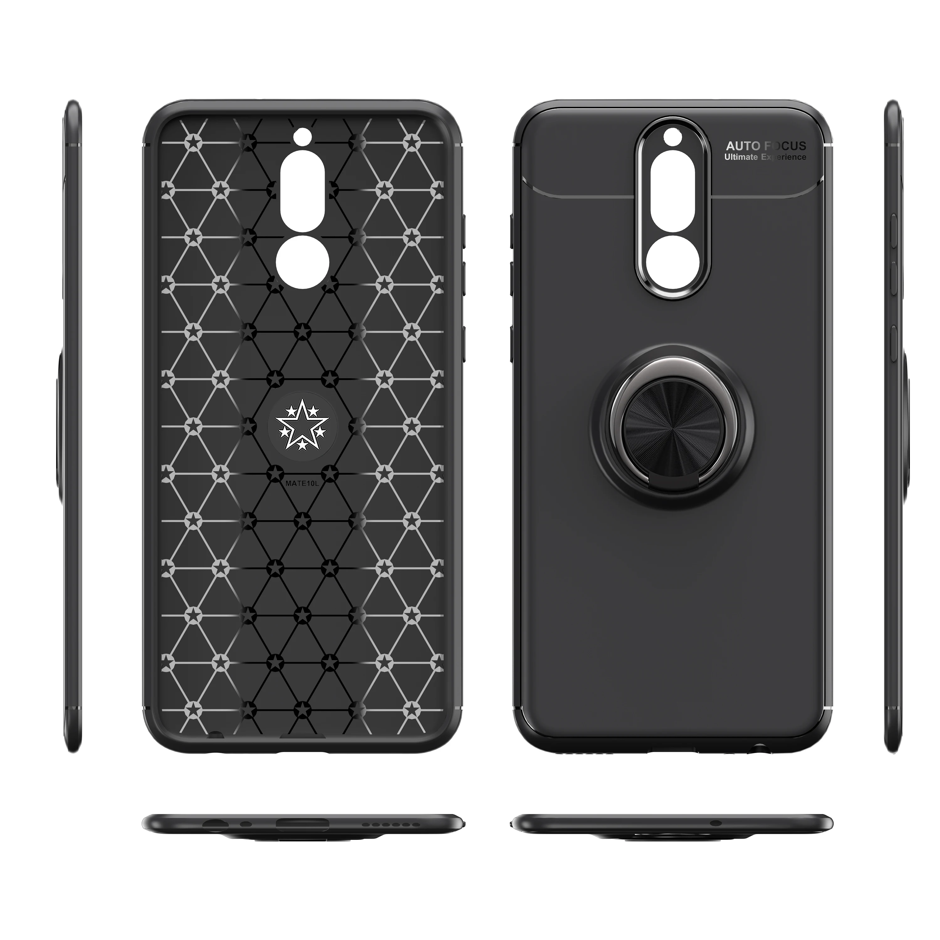 Чехол для Huawei Mate 10 lite/Nova 2i TPU Скрытая подставка с автомобилем Магнитная