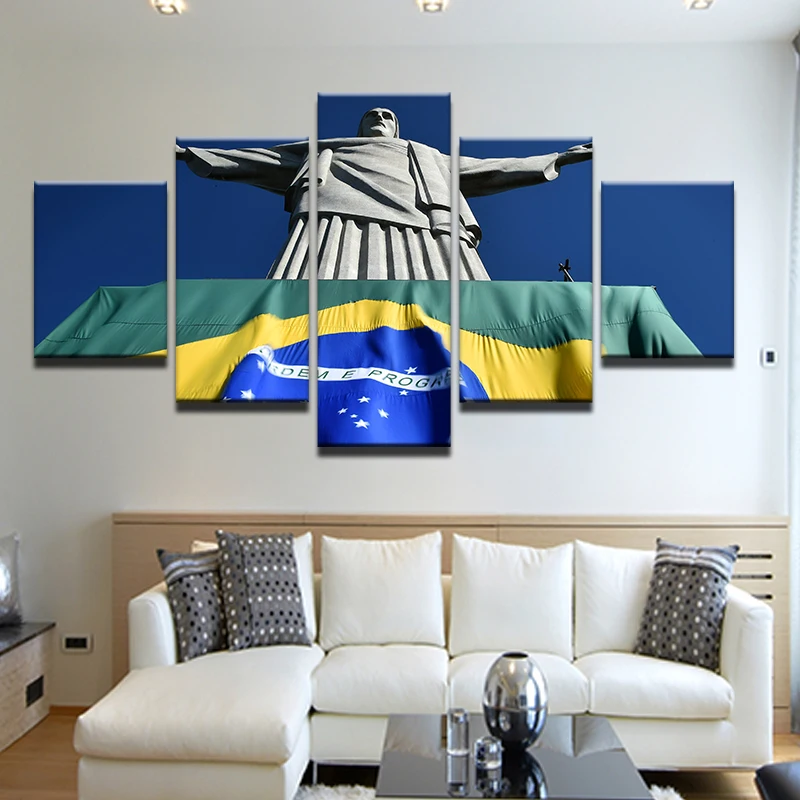 5 шт. бразильский Рио де Жанейро корковато Иисус статуя спасательного холста