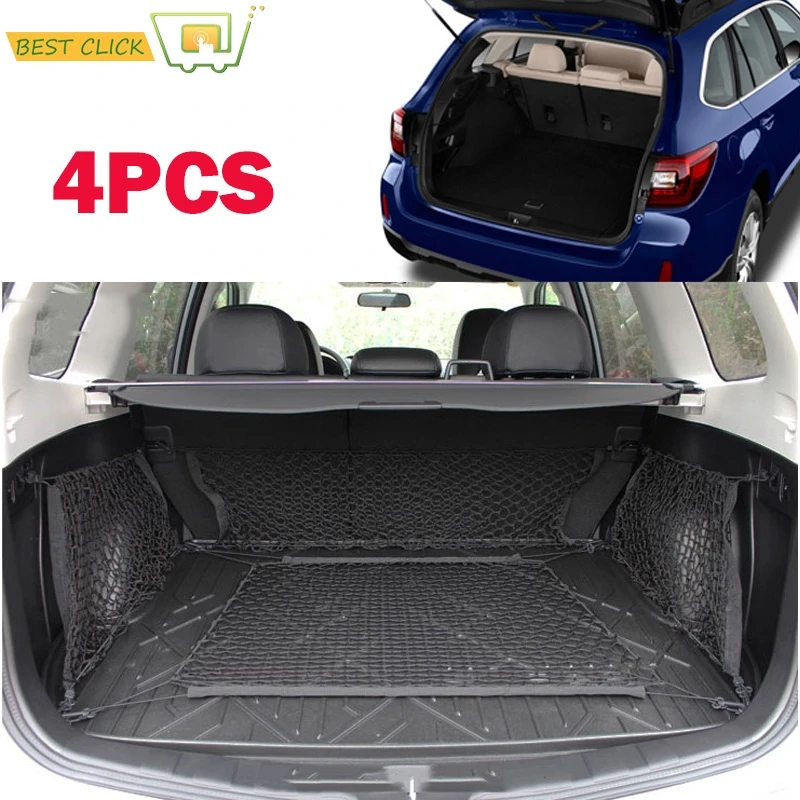 4 шт./компл. грузовых сетки для Subaru Outback XV напольная сетка-конверт с крючками