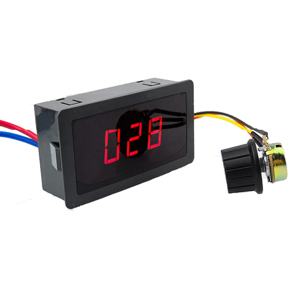 Регулятор постоянного тока цифровой дисплей 12V24V редуктор Мотор высокой мощности
