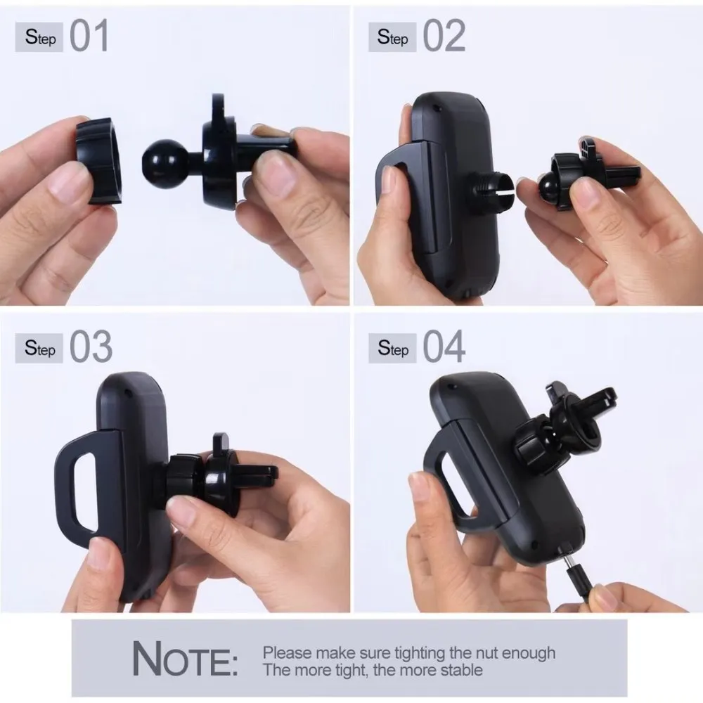 SZYSGSD Car Wireless Charger Automatic Infrared Sense For iPhone XS XR 8 Quick Charge Fast Charging Samsung S9 S8 | Мобильные