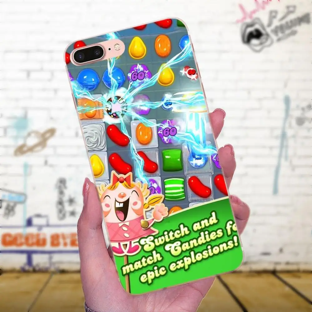 TPU модный мобильный телефон Candy Crush Saga для LG Nexus 5 5X G2 G3 mini spirit G4 G5 G6 K4 K7 K8 K10 2017 V10 V20 V30