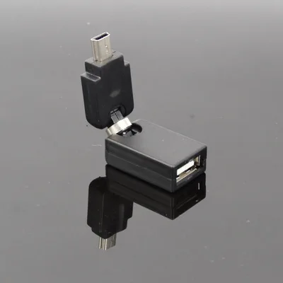 Высококачественный поворотный на 360 градусов переходник с USB 2 0 Мама Micro папа