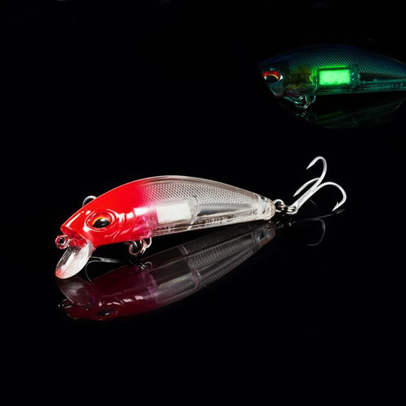 1 шт. светящаяся погружающаяся блесна Рыболовная Приманка Vib Crankbait искусственная