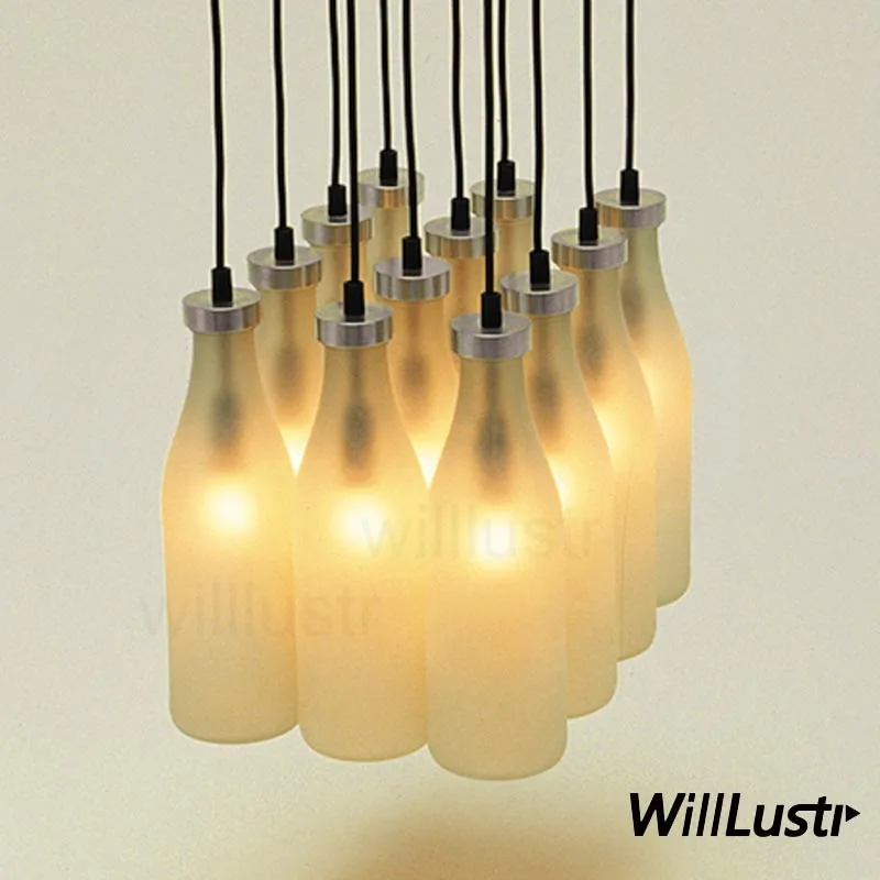 Современная Подвесная лампа для молочной бутылки TeJo Remy дизайн отеля ресторана