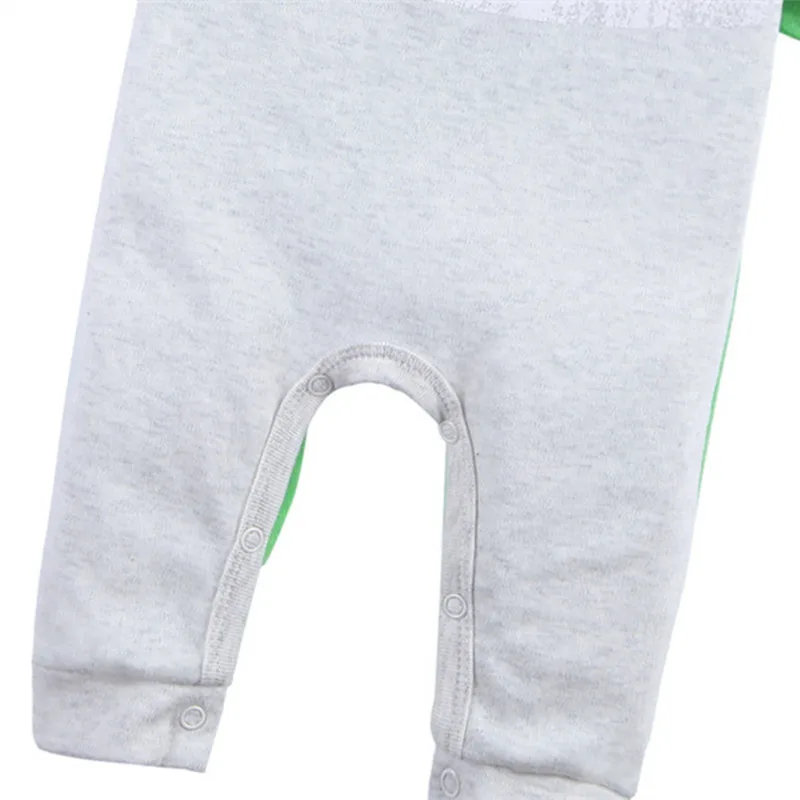 Мягкий Хлопок детские ползунки с длинными рукавами Комбинезоны Одежда для