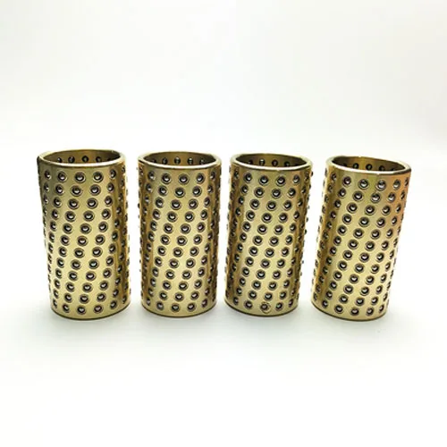 Набор стальных шариков 1 шт. с кольцом-удерживателем, стандартный тип плотных шариков из латуни, направляющие втулки внутреннего диаметра 28мм, длина 60-90мм.