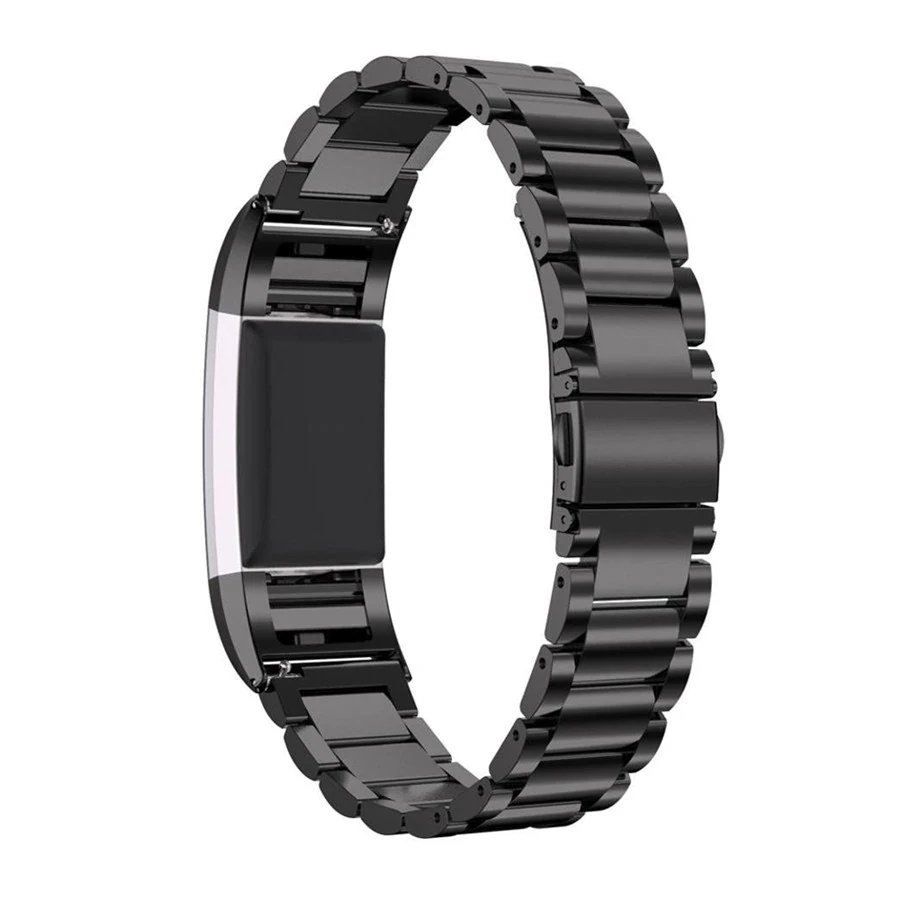 Ремешок SCOMAS из нержавеющей стали для часов Fitbit Charge 2 металлический сменный