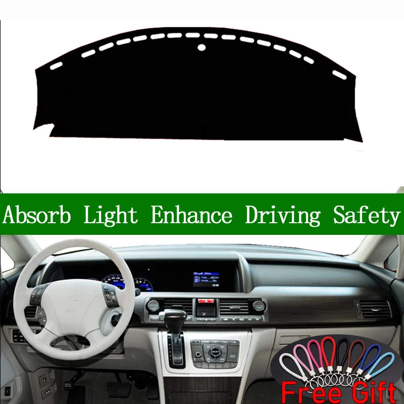 

Чехол на приборную панель для Honda elysion 2012 2013 2014 2015, Солнцезащитный нескользящий коврик для приборной панели, коврик, наклейки для автомобиля, ...