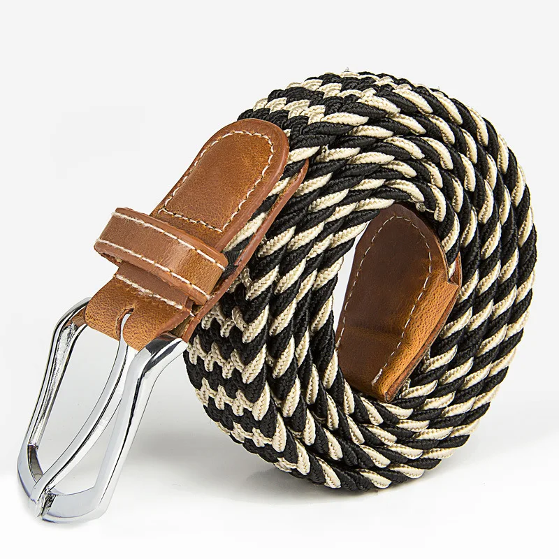 Elastic Belt Knitted Canvas Long Belts Decoration Girdle Female Pin Buckle Strap Unisex Adult Casual High Quality Fashion 2019 | Аксессуары