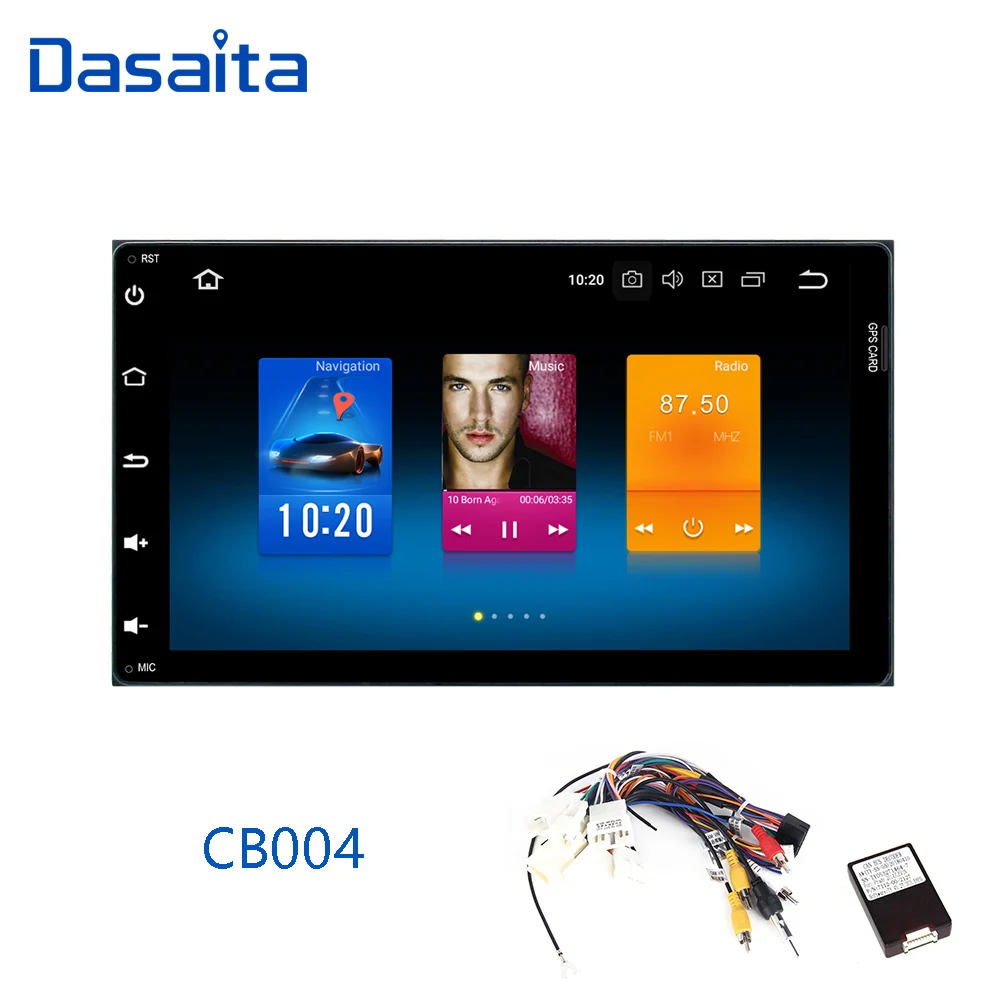 with canbus CB004 Dasaita " Android 9,0 автомобильный dvd-плеер для Toyota Corolla Auris Fortuner с восьмиядерным 4G+ 32G авто радио мультимедиа NAVI - Цвет: with canbus CB004