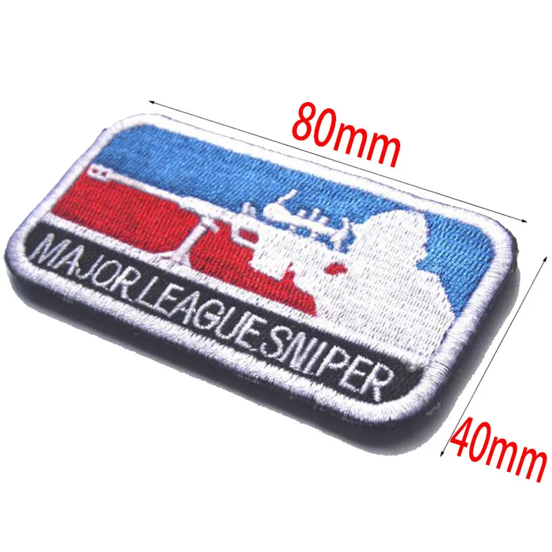 Снайпер Major League 3D вышитые повязки Военная тактика спецназ боевой дух значок армейский Вентилятор Рюкзак для одежды патч в виде шляпы