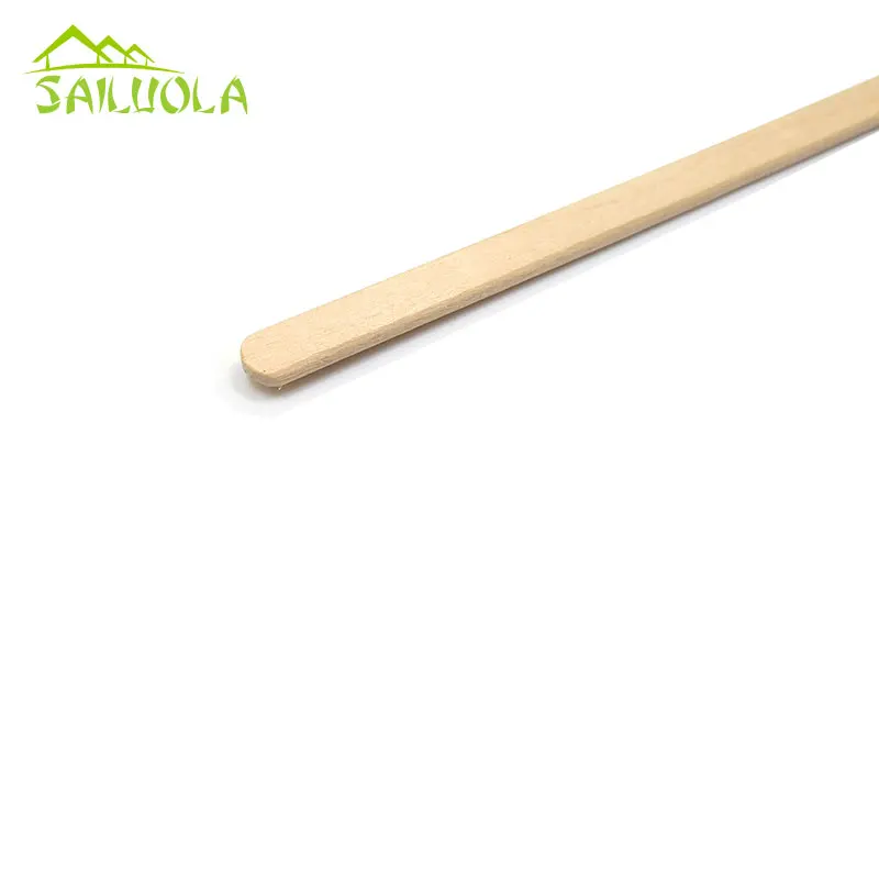 500 шт. обернутая одноразовая кофейная мешалка для чая и напитков деревянные