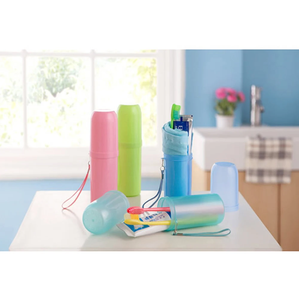 5PCS Portable Toothbrush Holder Storage Box Toothpaste Container Organizer Case Travel Set Bathroom Accessories Brush | Дом и сад