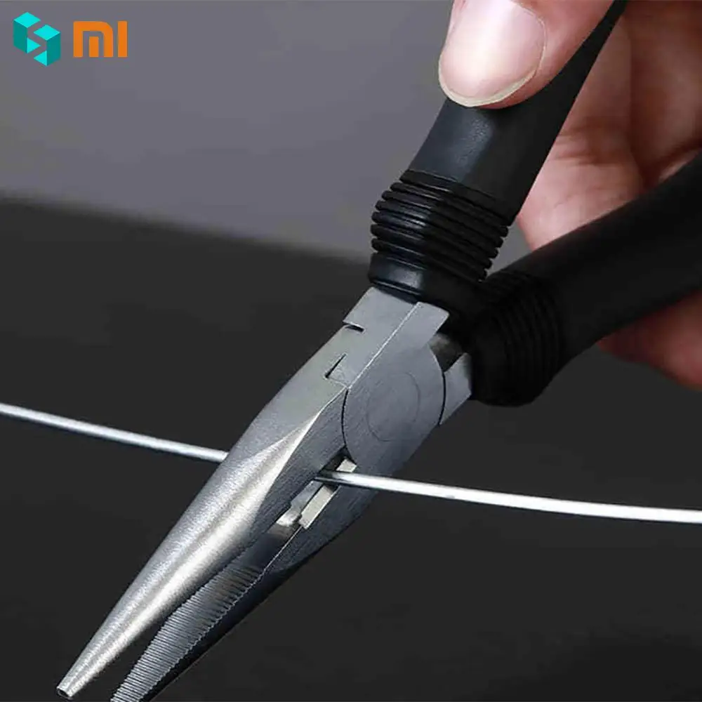 Original Xiaomi MIIIW 6+2 DIY Tools Kit Household Hand Repair with Screwdriver Wrench Hammer Tape Plier Knife ToolBox | Электроника