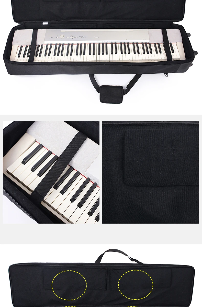 88-key цифровая электронная сумка для фортепиано Yamaha P3545895115125YAMAHA с колесным буксиром