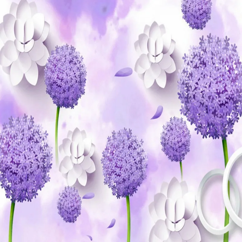 Декоративные 3D обои для фотосъемки настенные фоны с изображением одуванчика