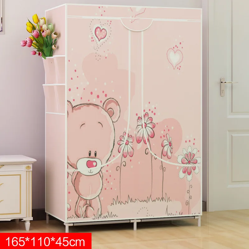 Модный дизайн DIY нетканый пылезащитный усиленный стальной каркас легко разборка