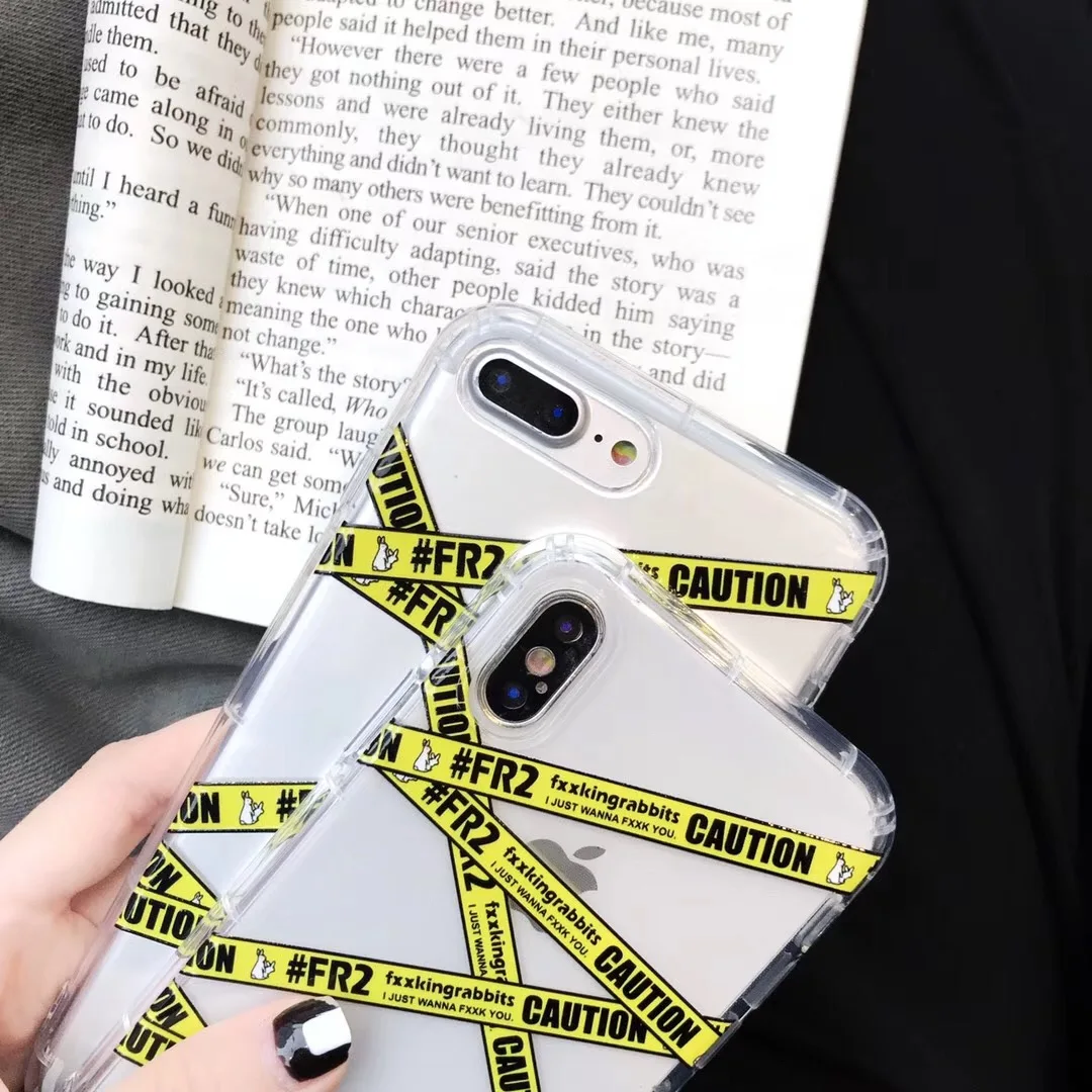Мягкий чехол из ТПУ для iPhone 7 8 6 6s Plus X Xs Max Xr в полоску с прозрачным логотипом и
