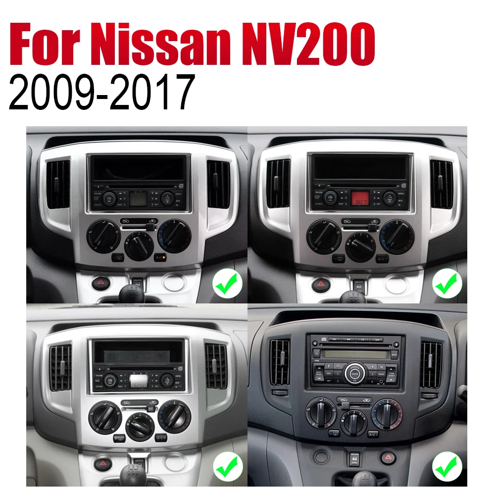 Android 2 Din Авто Радио DVD для Nissan NV200 2009 ~ 2017 автомобильный мультимедийный плеер GPS