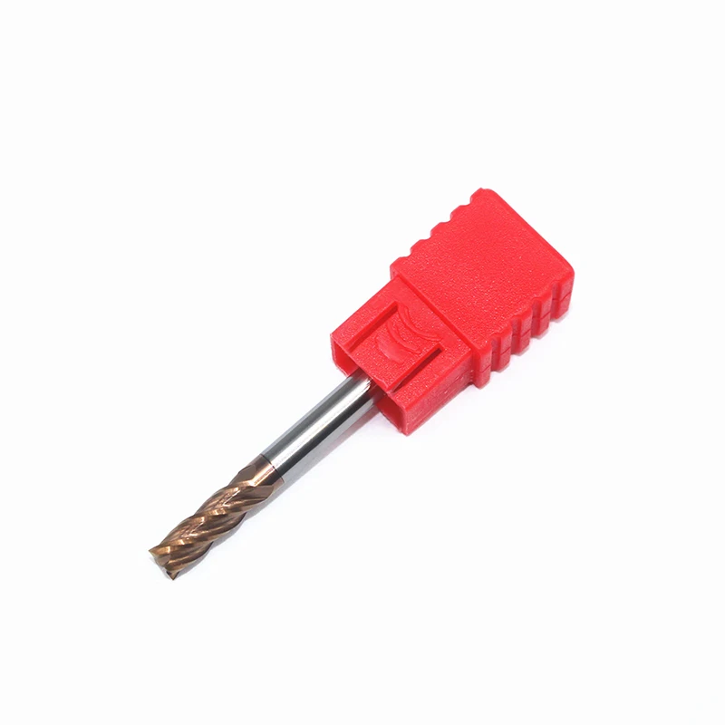 

1PCS HRC60 4mm Solid Carbide Flat End mills D4X12LXD4X50L 4Flute Standard Length Slotted Face Mills