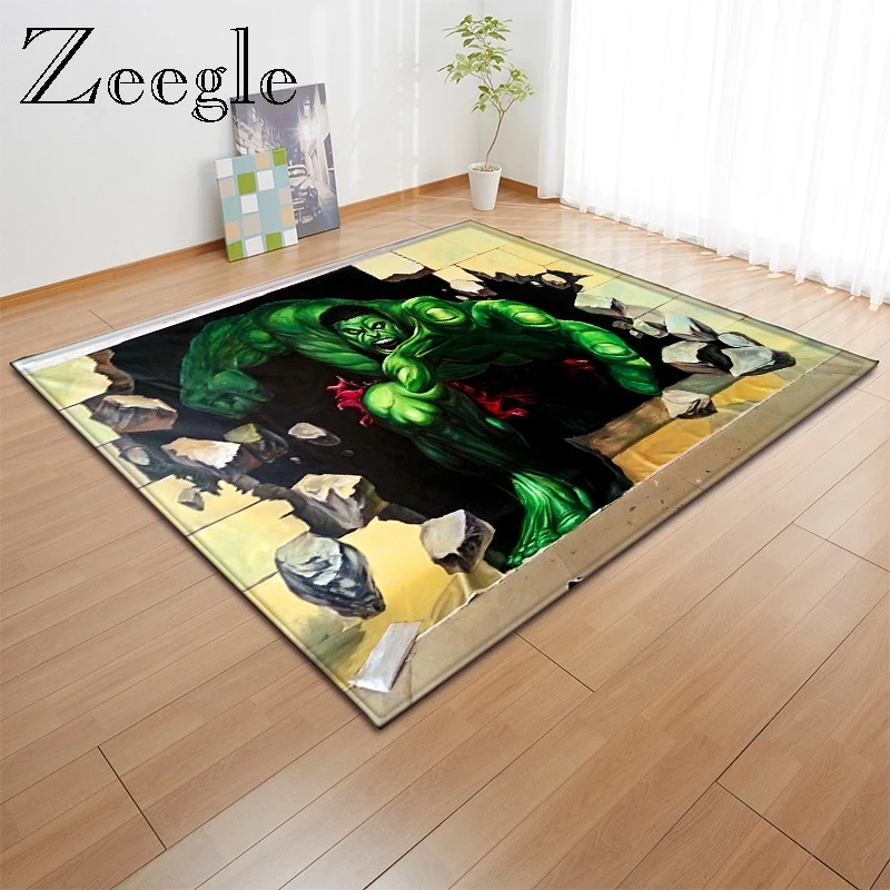 

Zeegle Living Room Carpet Modern Machine Washable Rugs Long Hallway Rug Soft Carpet 3D Printed Rugs and Carpets for Bedroom